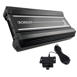 Orion XTR1500.5 XTR Series 1500 Watt 5-Channel Amp 125W x 4 at 2-Ohms Plus 1000W x 1 at 1-Ohm Class A/B+Class-D 5th Channel w/Remote Bass Knob High Performance Amplifier Made in Korea