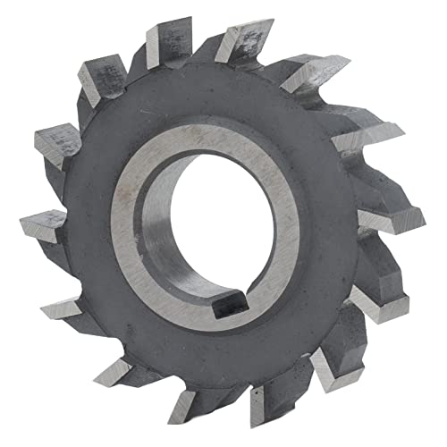 Image of Involute Gear Cutter, Straight Tooth Milling Cutter Disc for Milling Machine High Speed Steel Disk-Shaped Angle Gear Mill Cutter