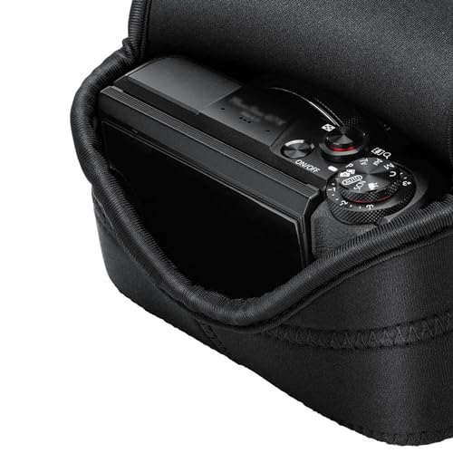 Ficha técnica JJC cámara sin Espejo Caso Ultraligero Bolsa Bolsa para Sony ZV-E10 A6500 A6000 A5100 A5000 A6300 Fujifilm X-M1 X-T10 Canon SX410IS SX510 con una Lente de hasta 4,7 x 2,9 x 3,4 Negro - Fernando Cortés