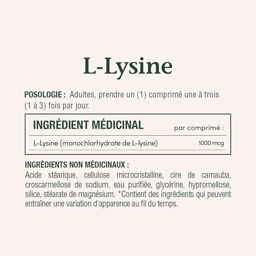 Nature's Bounty L-Lysine - 1000 mg - 60 Tablets - image 4