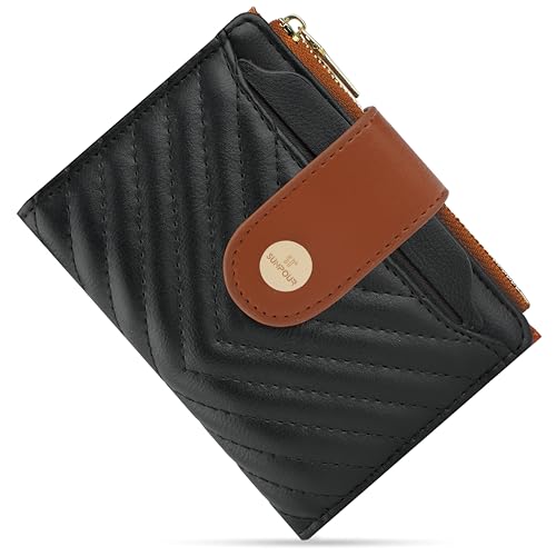 Petit portefeuille fin en cuir pour femme : le cadeau chic avec sécurité RFID
