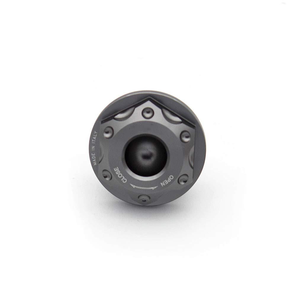 Tappo Olio Moto In Alluminio Lavorato CNC - Compatibile Yamaha R6, R1, R3, FZ6, XV535 - Colore Nero