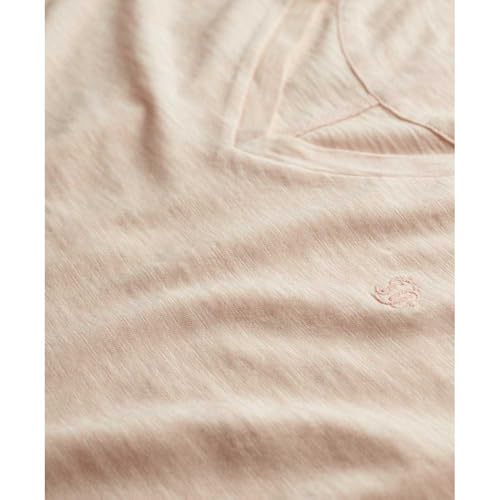 Superdry Studios Slub EMB Vee Short Sleeve T-Shirt L