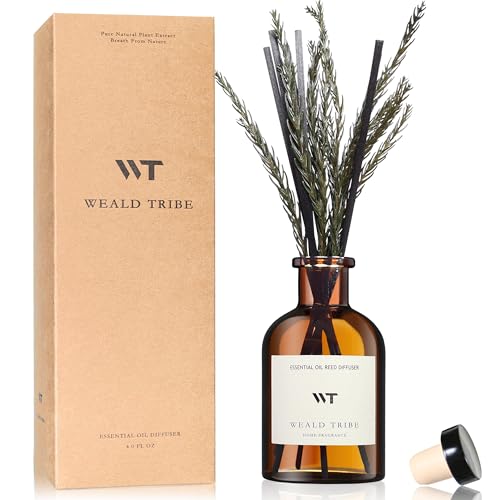 WEALD TRIBE Reed Diffuser Set for Bathroom Air...