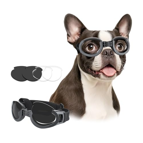 PETLESO Interchangeable Lens Dog Goggles