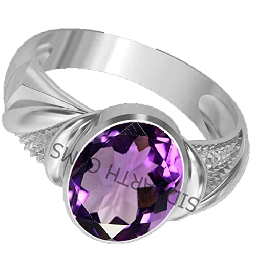 Bague améthyste ajustable taille 16-24 résolvant les problèmes de mesure de doigt