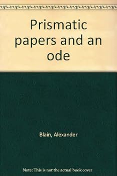 Hardcover Prismatic papers and an ode Book