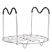 Steamer Rack Trivet with Handles Compatible for Instant Pot 6 & 8 qt Accessories - Great for Lifting out Springform Pan / Cheesecake Pan