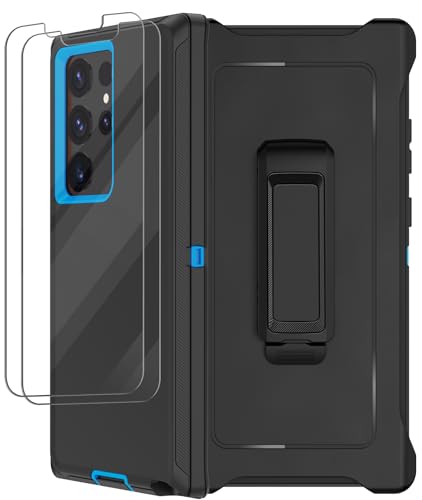 Coque Samsung S23 Ultra intégrale avec attache ceinture pour éviter les chutes
