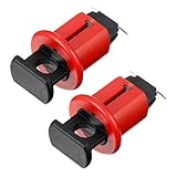 Garneck 2 Stücke Lockout Tagout Klemmschloss Für Sicherungsautomaten - Elektrische Betätigungssperre Für LS Einschaltsicherung - Und Schutz Bei Wartungsarbeiten