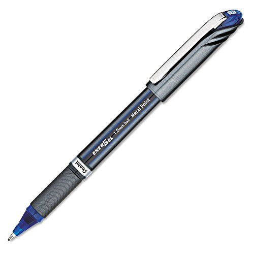Bolígrafo Pentel EnerGel Azul 1mm Pack 12 miniatura 1
