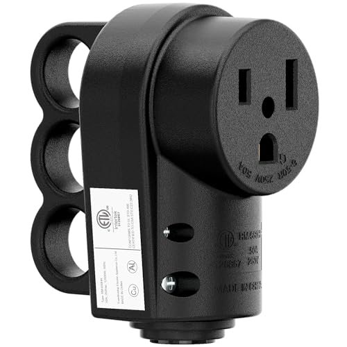 Nema 6-50R 50Amp 250V Female Welder Receptacle 50A 250V Welder 3-Prong Female ETL Listed 50A Welder Socket