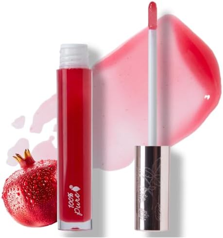100% PURE Lip Gloss, Pomegranate Wine, 0.17 fl oz