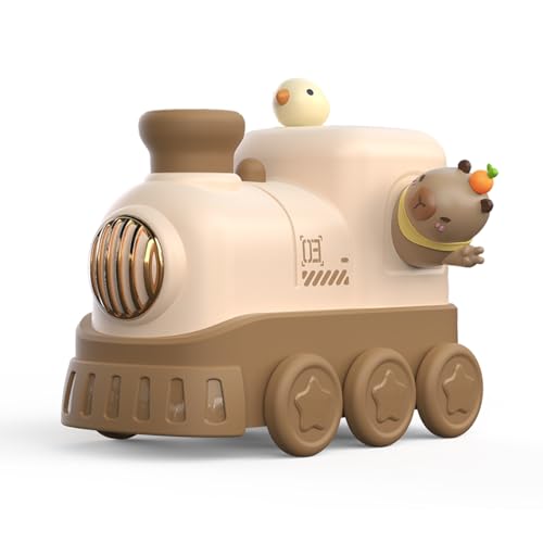 Image of OUUTIIOL Portable Mini Humidifier,300ml USB Desktop Personal Cool Mist Small Humidifiers,2 Mist Modes,Auto Shut-Off,Mute for Bedroom/Home/Nursery/Office,Cute Mini Humidifier With Night Light (Brown)