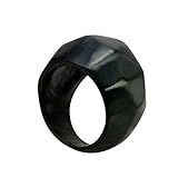 Modisches Design, Dreieckslinie Wachs-Öl-Tropfen Klebstoff, Matt Oberfläche, poliert und schwarz vergoldet Nut, Schritt Kante.