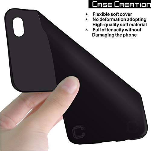 Image of Case Creation for Redmi Go 2019 Back case, Xiaomi Redmi Go Slim Flexible Smart Look case with 360 Camera All Angle Protection (Pure Black)