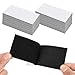 Produktbild 20 Stück Klettband Selbstklebend Extra Stark, 50 mm × 100 mm Doppelseitig Klettverschluss Selbstklebend, Selbstklebendes Klebepad für Wände, Boden, Tür, Couch-Kissen, DIY (Schwarz) (20)