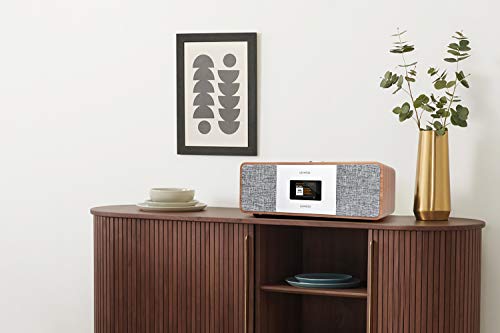 LEMEGA MSY3 Music System,WIFI Internet Radio,FM Digital Radio,Spotify Connect,Bluetooth Speaker,Stereo Sound,Wooden Box,Headphone-out,Alarms Clock,40 Pre-sets,Full Remote and App control-Walnut Finish