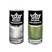 PUEEN MOST WANTED Stamping Polish Collection Set Big 5-FREE Formula Nail Color Lacquer (601 - Silver Dust + 602 - Golden Delicious) - BH000871