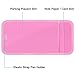 Handicap Placard Holder for Auto, Wisdompro Disabled Parking Permit Sign Protector for Car Sun Visor with Note Paper Slot, Pen Holder and Elastic Strap - Pink
