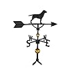 Montague Metal Products 32 Inch Deluxe Weathervane with Satin Black Retriever Ornament