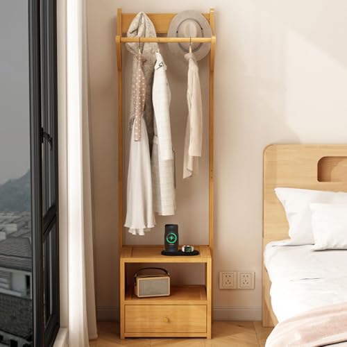 GWFBLID Perchero de Pie Madera Percheros