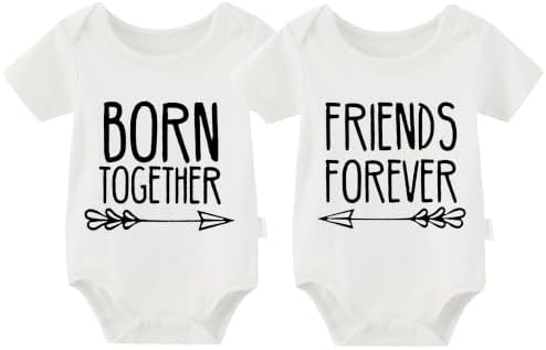 YSCULBUTOL Baby Twin Body Perfect Together Twin Best Friend Bacon Eggs Twins Set Double Baby Twin Cute