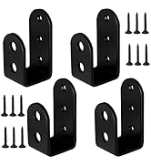 2x4 Door Barricade Bracket Heavy Duty Open Bar Security Holder Bracket Security Bar Door Stopper ...