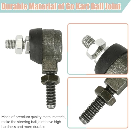 CILOYU Go Kart Steering Knuckle Spindle Ball Joint Replacement for Coleman KT196 CK196-T RTK200 196cc 6.5HP Gas Powered Go Kart 4 Wheeler Quad Go Cart Suspension Accessories Powersports Parts - Thumbnail 5