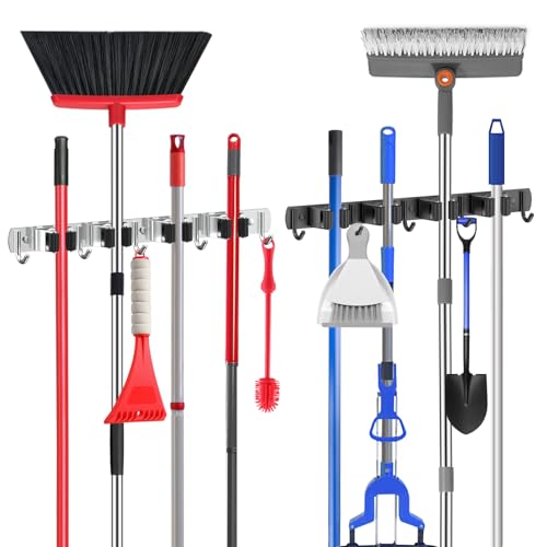 不锈钢清洁工具收纳架 2件