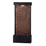 Kenroy Home Rustic Indoor/ Outdoor Table/Wall Fountain ,26 Inch Height, 11.5 Inch Width, 4 Inch Ext. with Oil Rubbed Bronze Finish and Hammered Copper