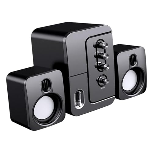USB Computer Speakers with 3D Surround Sound and Enhanced Bass, Compact Black Desktop and Laptop Music Speaker for Home and Office Use USB Computer Speakers with 3D Surround Sound and Enhanced Bass, Compact Black Desktop and Laptop Music Speaker for Home and Office Use