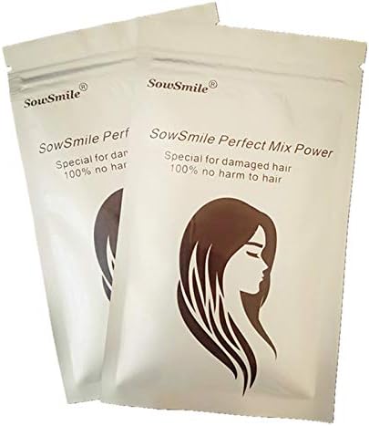 sowsmile Keratin Collagen Silk Hair Scalp Care Lengthen Vitamins Serum Treatment Perfect Mix Powder BCCA