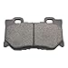 Rear Ceramic Brake Pad Set Compatible with 16-24 Infiniti Q50 Red Sport 400 20-22 Q60 Red Sport 400 09-20 Nissan 370Z Sport Nismo with Dual Piston Rear Calipers 23-24 Z Performance