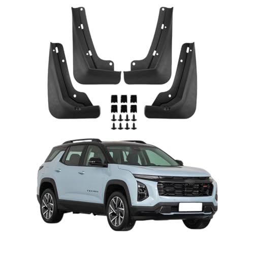 Image of Mud Flaps for 2024 2025 Chevrolet Equinox Plus，Wheel & Tire Splash Guards, Mudflaps for Car, All Weather Tire Protector Splash Guards Mudflaps for Chevrolet Equinox Exterior Accessories