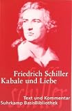 Kabale und Liebe: Ein bürgerliches Trauerspiel: Ein bürgerliches Trauerspiel. Text und Kommentar (Suhrkamp BasisBibliothek) von Schiller, Friedrich (1999) Taschenbuch