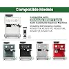 Activated Carbon Water Filter Replacement for KitchenAid Espresso Machine KES6551 Series - Premium 6-Pack Charcoal Water Filters Replacement Part