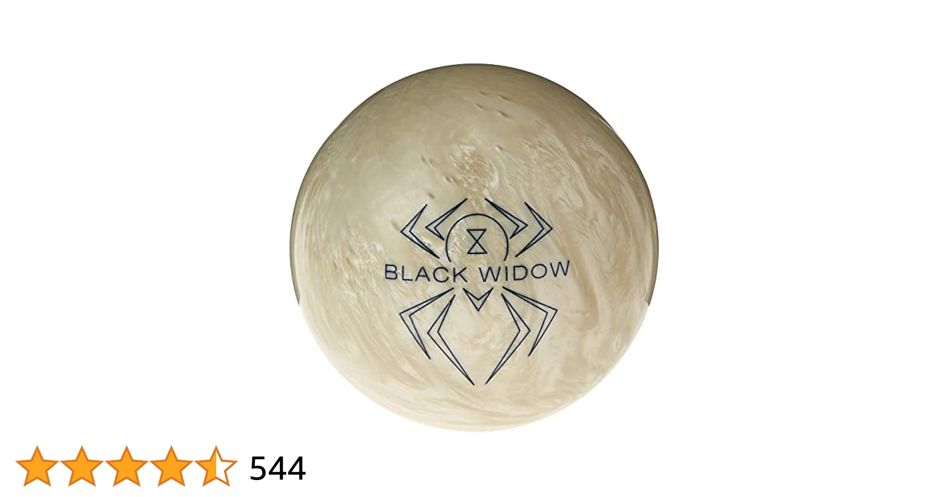 BLACK WIDOW クリアボール ホワイト Hammer Black Widow White Clear Bowling Ball - 123Bowl