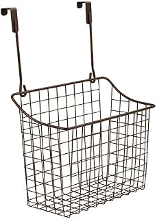 Spectrum Diversified Grid Storage Basket, Over The Cabinet, Steel Wire Sink Organization