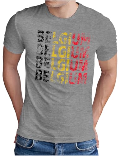 T-shirt Belgique homme pour les soirées foot de la coupe du monde