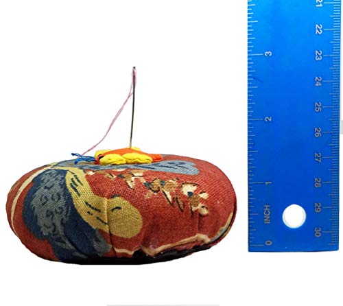 Peavytailor Emery Pin Cushion 10 Oz Needle Storage Organizer, Handmade Pin Cushions For Sewing. Cute Shaped Needle Cushion For Sewing Diy Crafts - Dragonfly Orange #TOP3