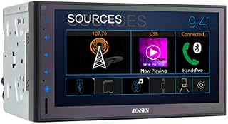 Jensen CMR682 6.8 inch Double DIN Bluetooth Car Stereo Digital Media Receiver