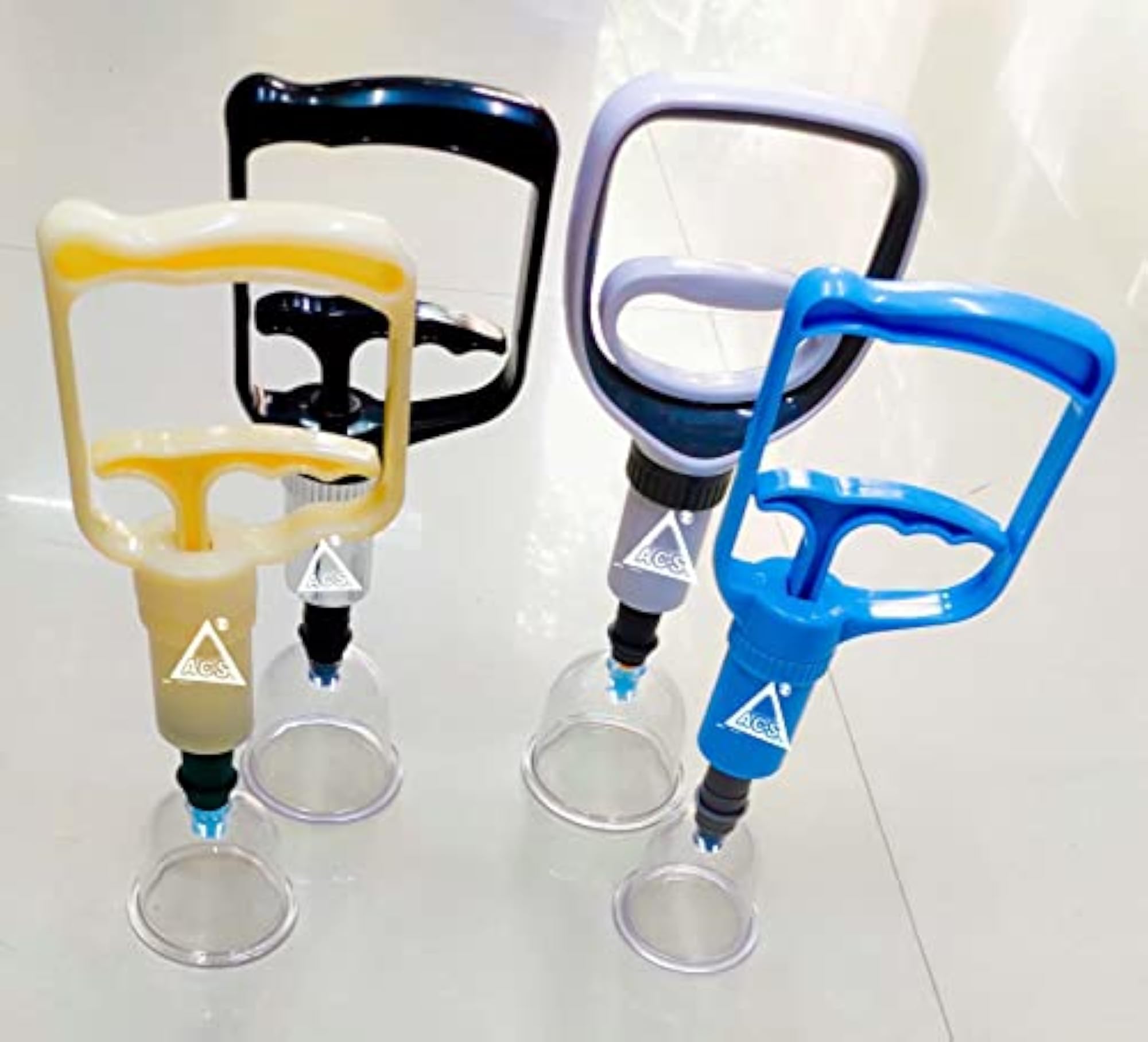 ACS Cupping Hand Pump Gun, Set of 4 PC