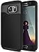 Galaxy S6 Case, Caseology [Wavelength Series] Slim Dual Layer Protective Textured Grip Corner Cushion Design for Samsung Galaxy S6 - Black