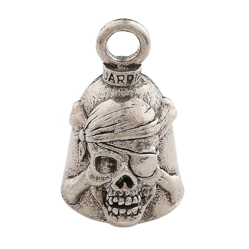 Image of Guardian Bell Good Luck Bell w /Keyring & Black Velvet Bag | Motorcycle Bell | Lead-Free Pewter | Made in USA