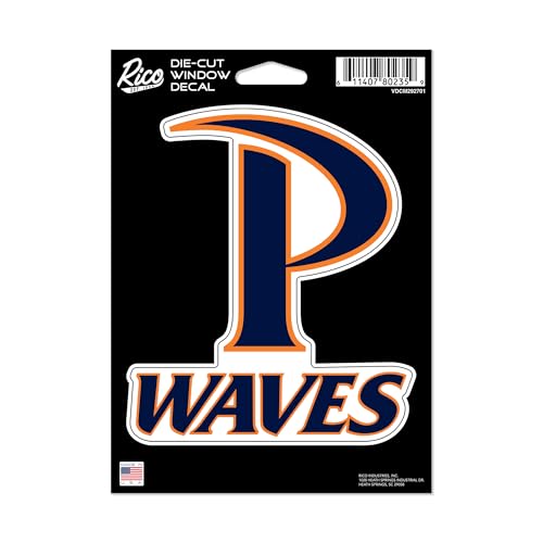 Rico Industries NCAA Pepperdine Waves 5" x 7" Vinyl Die-Cut Decal - Car/Truck/Home Accessory