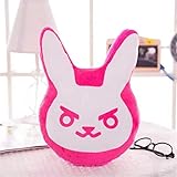 Juguete de Peluche 1 Unid 55 Cm Overwatches Juego Almohadas De Felpa Pioneer DVA Conejo Cojín De Felpa Cojín Juguetes Peluches Suaves