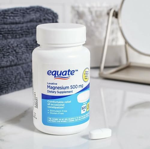 Magnesium for Constipation, Equate 500 mg 55 caplets (1), Set with Fusion Shop Store Week Case (1) - Thumbnail 7