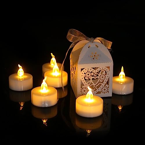 Tea Light Candles, 12 Pack Flickering Flameless Candle, 200 Hours Long-Lasting Battery Operated Votive Candles For Wedding, Gifts, Event &Holiday Decorations, Home Decor, Christmas, Night(Warm Yellow) #TOP5