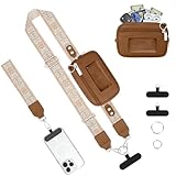 ✨【Dragonne Telephone Portable 3 en 1】 : Passez sans effort du mode bandoulière au mode tour de cou ou au mode bracelet. La longueur de la bandoulière est réglable entre 18,9 et 26,4 pouce selon vos préférences. Chaine pour téléphone portable, cette sangle s'avère particulièrement pratique pour faire du shopping, marcher, courir, sortir ou voyager lorsque vous avez besoin d'avoir les mains libres.